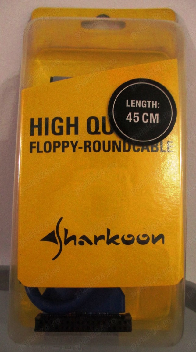 Oferta speciala: Cabluri Floppy Sharkoon de 45 cm, cantitate limitata!